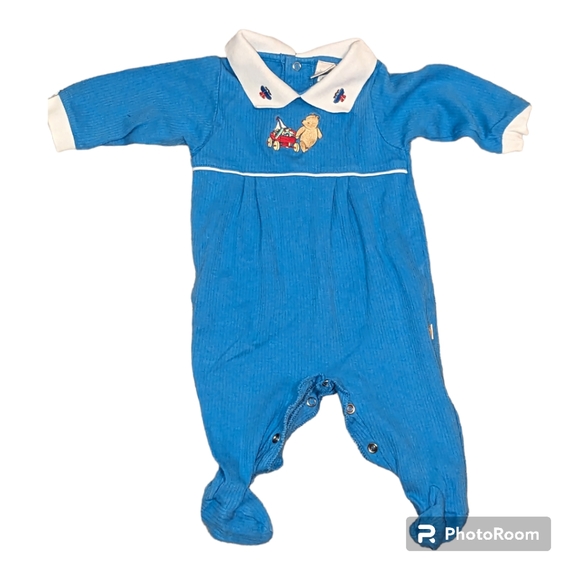 Disney Other - Vintage Classic Disney Winnie the Pooh Balloon Onepiece Footie 6m